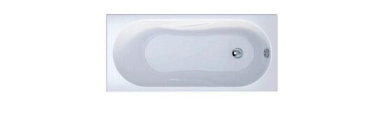 taisnstūra akrila vanna Mito Red 170x70cm, balta